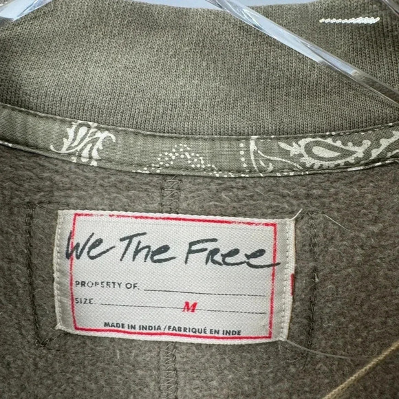 NEW Free People We the Free Lou Moto Zip Jacket Medium B2230 - Picture 5 of 6